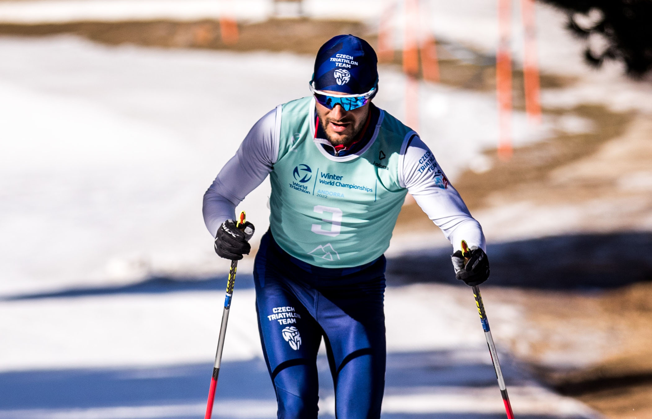 Stříbro! Marek Rauchfuss veze další medaili z mistrovství Evropy v zimním triatlonu